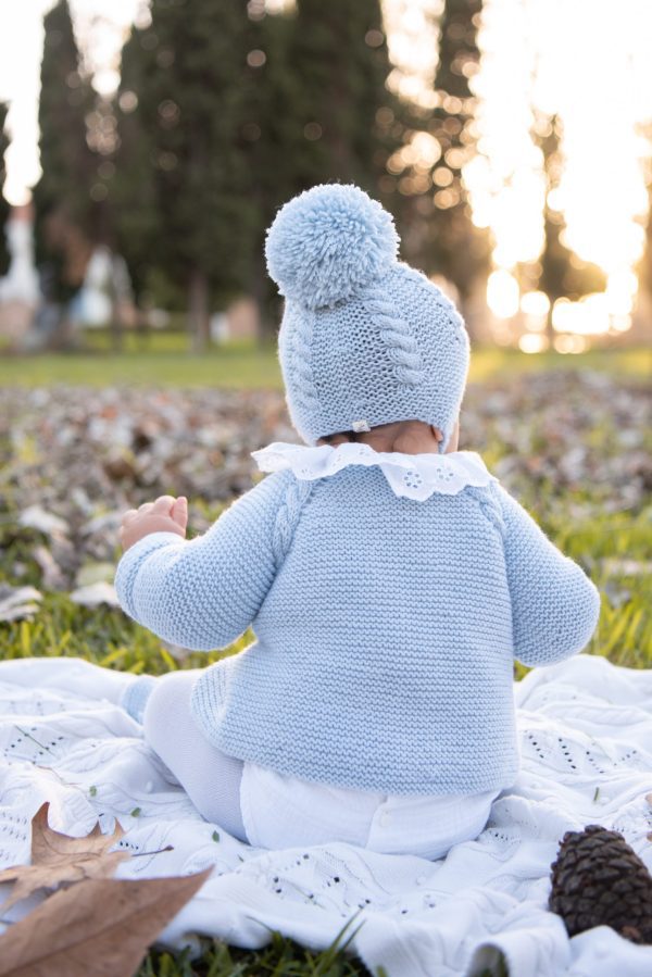 Gorrito Trenzado Pompón 2 - Margó Petits