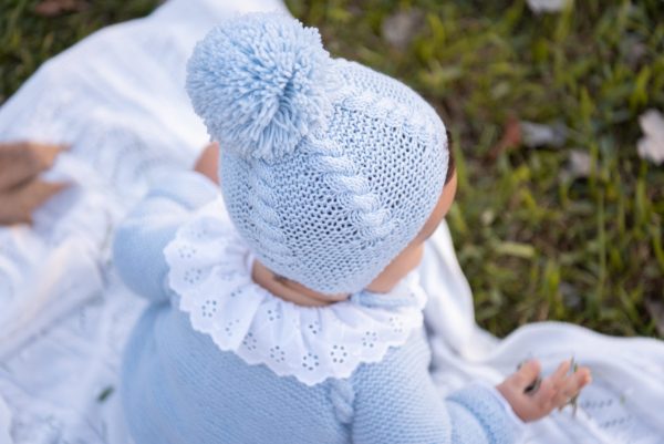 Gorrito Trenzado Pompón 4 - Margó Petits